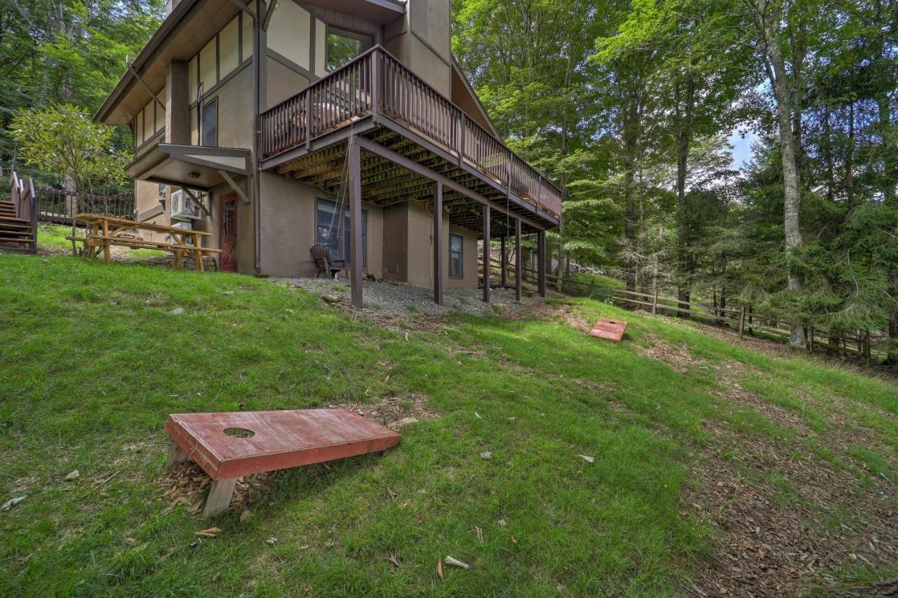 Beech Mountain Cabin Retreat With Hot Tub And Views! المظهر الخارجي الصورة