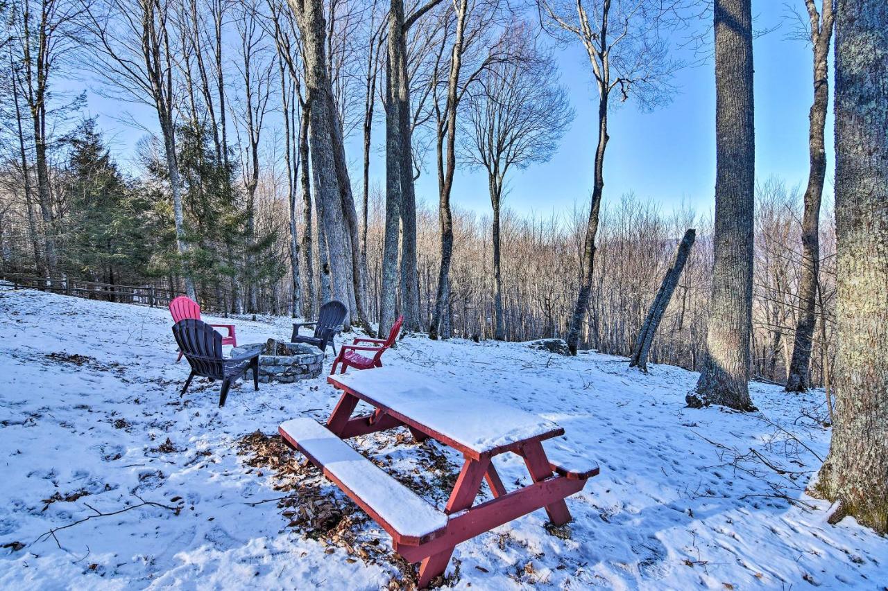 Beech Mountain Cabin Retreat With Hot Tub And Views! المظهر الخارجي الصورة
